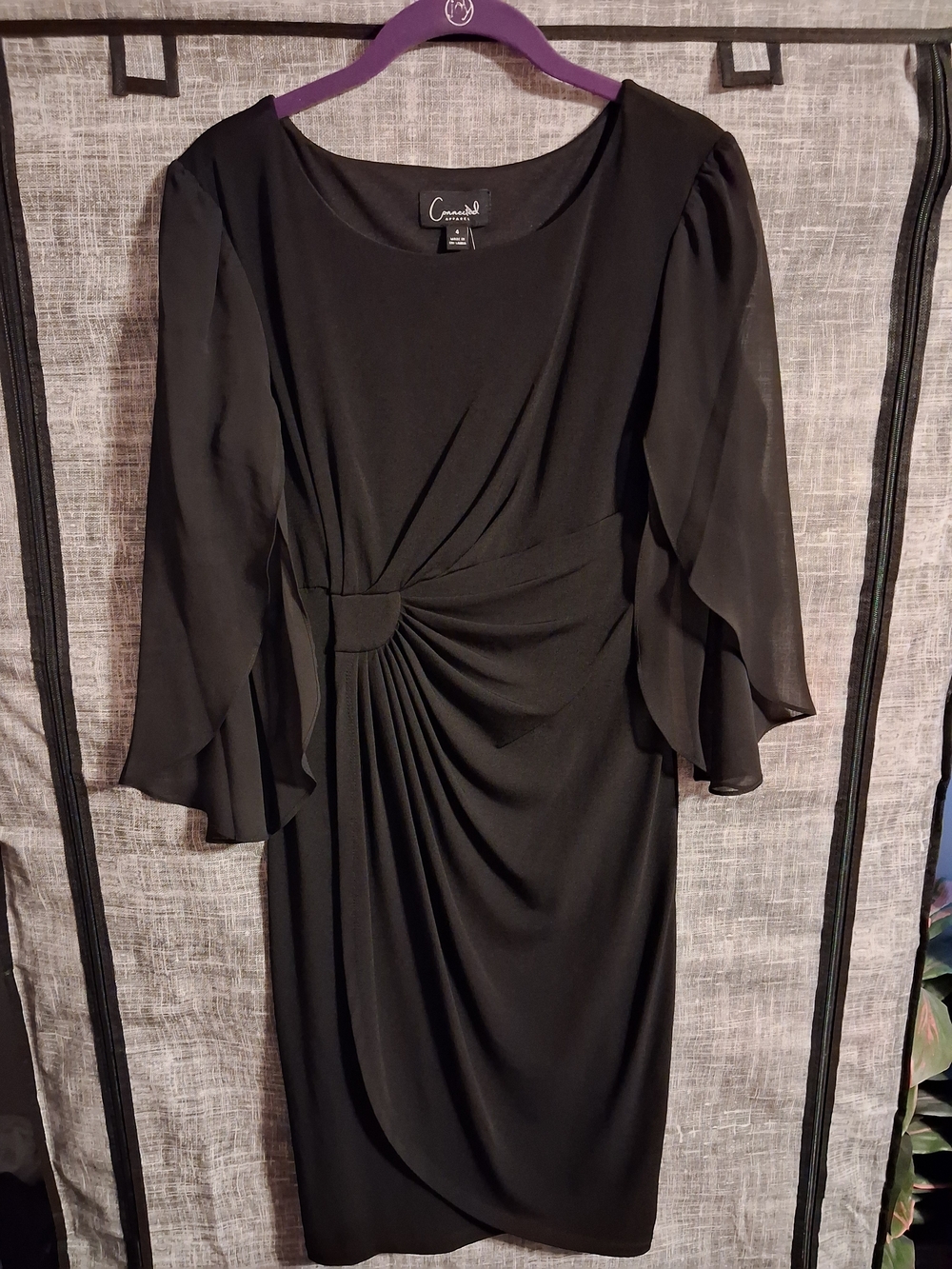 Connected Apparel Black Dress